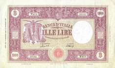 CARTAMONETA - BANCA d'ITALIA - Repubblica Italiana (monetazione in lire) (1946-2001) - 1.000 Lire - Barbetti (medusa) 14/11/1950 Alfa 649; Lireuro 52C...