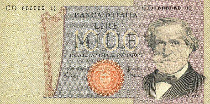 CARTAMONETA - BANCA d'ITALIA - Repubblica Italiana (monetazione in lire) (1946-2...