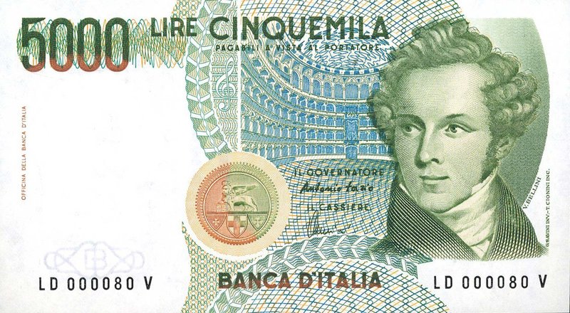 CARTAMONETA - BANCA d'ITALIA - Repubblica Italiana (monetazione in lire) (1946-2...