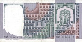 CARTAMONETA - BANCA d'ITALIA - Repubblica Italiana (monetazione in lire) (1946-2001) - 10.000 Lire - Castagno 03/11/1982 Alfa 863; Lireuro 75D Ciampi/...