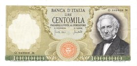 CARTAMONETA - BANCA d'ITALIA - Repubblica Italiana (monetazione in lire) (1946-2001) - 100.000 Lire - Manzoni 19/07/1970 Alfa 912; Lireuro 82B2 RR Car...