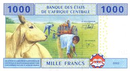 CARTAMONETA ESTERA - AFRICA CENTRALE - 1.000 Franchi 2002
FDS