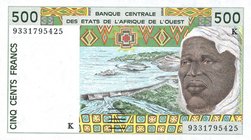 CARTAMONETA ESTERA - AFRICA OCCIDENTALE FRANCESE - 500 Franchi (1991-92) Pick 710K
FDS
