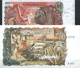 CARTAMONETA ESTERA - ALGERIA - Repubblica - 100 Dinari 01/11/1970 Assieme a 10 dinars - Lotto di 2 biglietti
FDS
