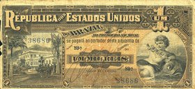 CARTAMONETA ESTERA - BRASILE - Repubblica (1889) - 1.000 Reis (1917) Kr. 5
MB