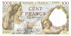 CARTAMONETA ESTERA - FRANCIA - Governo di Vichy (1940-1944) - 100 Franchi 29/01/1942 Kr. 94 Lotto di 2 biglietti consecutivi
qFDS