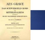 BIBLIOGRAFIA NUMISMATICA - LIBRI Haeberlin J. E. - AES GRAVE - Das schwergeld Roms und mittelitaliens. Ristampa Forni del 1976 - Pagg. 280 e 103 tavol...