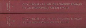 BIBLIOGRAFIA NUMISMATICA - LIBRI Lacam G. - La fin de l'Empire Romain et le Monnayage or en Italie 455-493 - Lucerna 1983 - 2 volumi, pp 975 e 60 tavo...