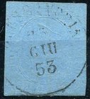 AREA ITALIANA - SARDEGNA - Antichi Stati - Posta Ordinaria 1851 Cent. 20 Effigie - azzurro (2) Cat. 350 €
US