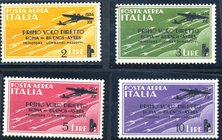 AREA ITALIANA - ITALIA REGNO - Posta Aerea 1934 Volo Roma-Buenos Aires (56/59)
NN