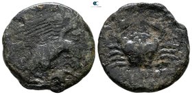 Sicily. Akragas circa 426-406 BC. Tetras Æ (?)