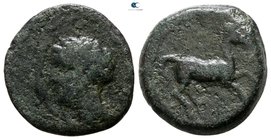 Sicily. Carthaginian Domain 375-350 BC. Bronze Æ