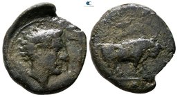 Sicily. Gela circa 420-405 BC. Tetras or Trionkion Æ (?)