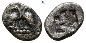 Macedon. Eion 480-470 BC. Obol AR