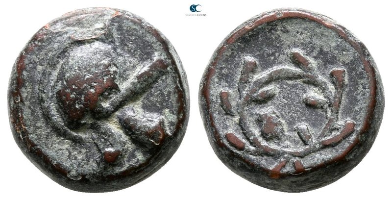 Thrace. Maroneia (as Agathokleia) circa 300-280 BC. 
Bronze Æ

10 mm., 2.32 g...