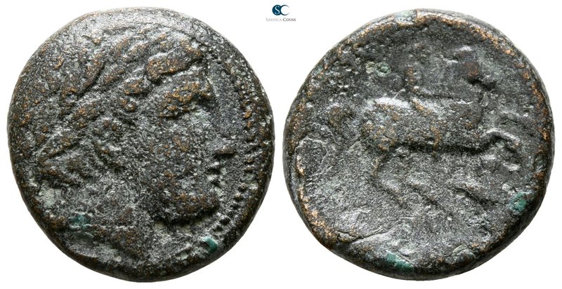 Kings of Thrace. Uncertain mint. Lysimachos 305-281 BC. 
Unit Æ

16 mm., 5.73...