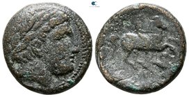 Kings of Thrace. Uncertain mint. Lysimachos 305-281 BC. Unit Æ