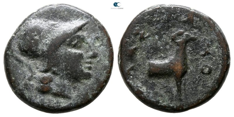 Islands off Thrace. Samothrace circa 300-100 BC. 
Bronze Æ

12 mm., 2.31 g.
...