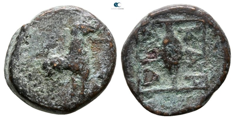 The Thracian Chersonese. Cardia circa 357-309 BC. 
Bronze Æ

10 mm., 1.83 g....