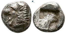 The Thracian Chersonese. Kardia (?) circa 499-493 BC. Miltiades II. Tetrobol AR