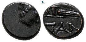 The Tauric Chersonese. Pantikapaion 200-150 BC. Bronze Æ