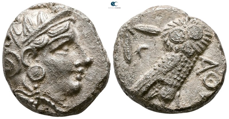 Attica. Athens circa 350-294 BC. 
Tetradrachm AR

21 mm., 16.71 g.



ver...