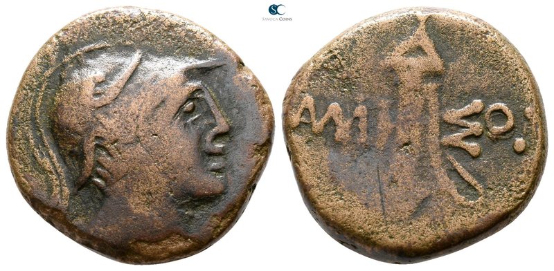Pontos. Amisos circa 100-0 BC. Contemporary imitation (?)
Bronze Æ

19 mm., 7...