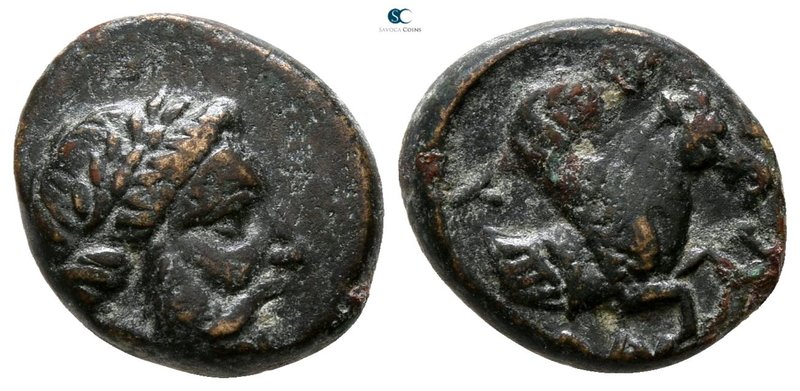Mysia. Adramytteion. ΟΡΟΝΤΗΣ (Orontes), satrap of Mysia 357-352 BC. 
Bronze Æ
...