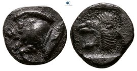 Mysia. Kyzikos 450-400 BC. Diobol AR