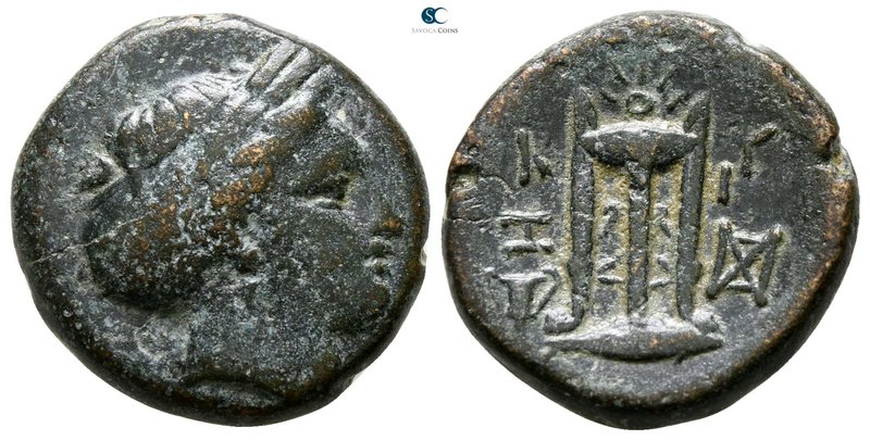 Mysia. Kyzikos circa 350-300 BC. 
Bronze Æ

15 mm., 6.30 g.



very fine