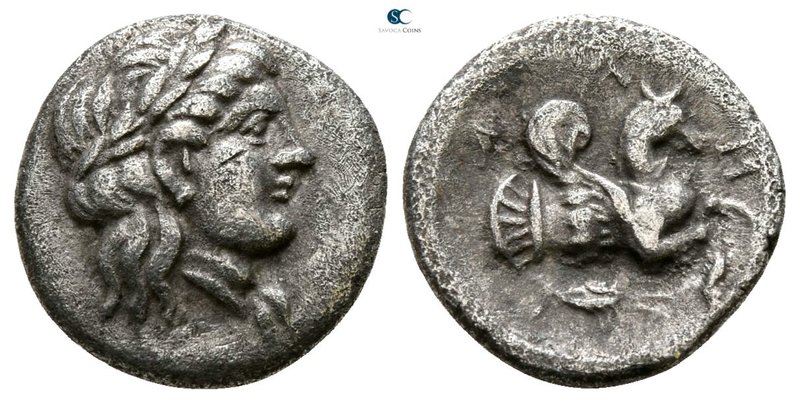 Mysia. Lampsakos 350-250 BC. 
Trihemiobol AR

11 mm., 1.04 g.



very fin...