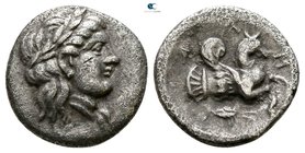 Mysia. Lampsakos 350-250 BC. Trihemiobol AR