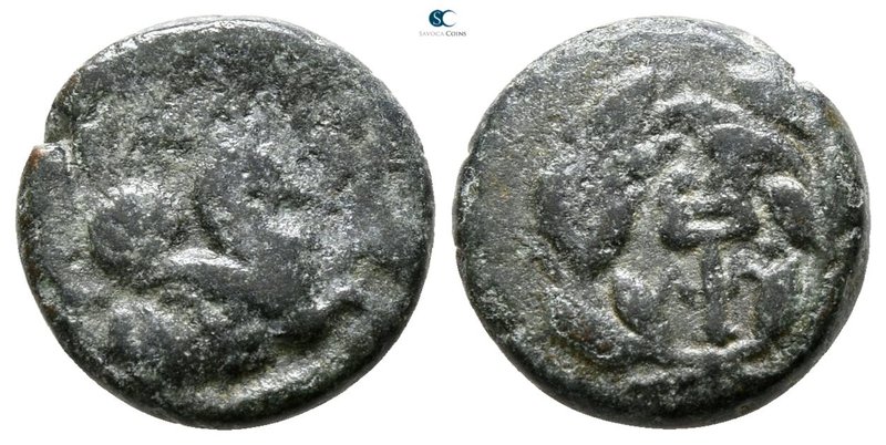 Mysia. Lampsakos circa 200-0 BC. 
Bronze Æ

10 mm., 1.88 g.



nearly ver...