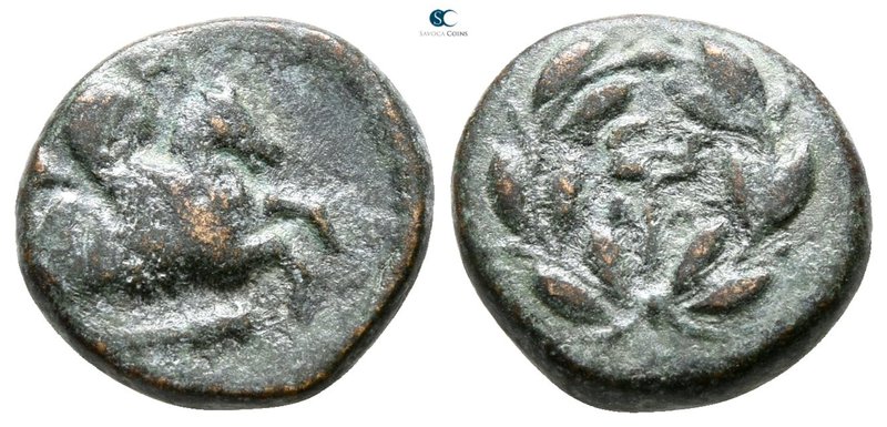 Mysia. Lampsakos circa 200-0 BC. 
Bronze Æ

11 mm., 2.11 g.



nearly ver...