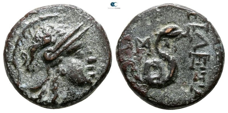 Mysia. Pergamon. Philetairos 282-263 BC. 
Bronze Æ

13 mm., 2.74 g.



ve...