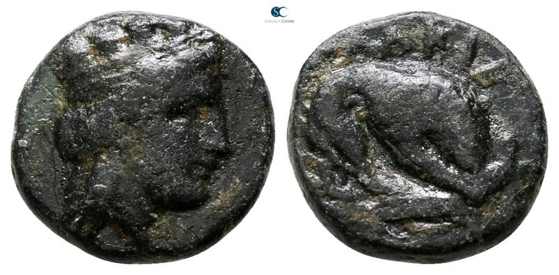 Mysia. Plakia circa 400-300 BC. 
Bronze Æ

10 mm., 1.39 g.



nearly very...