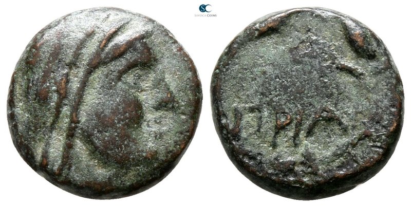 Mysia. Priapos circa 300-200 BC. 
Bronze Æ

11 mm., 2.38 g.



nearly ver...