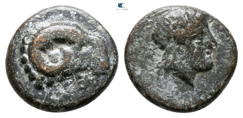 Troas. Kebren circa 400-300 BC. 
Bronze Æ

7 mm., 0.93 g.



nearly very ...