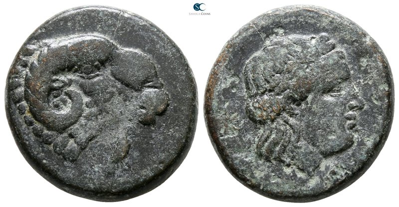 Troas. Kebren circa 400-387 BC. 
Bronze Æ

17 mm., 8.41 g.



nearly very...