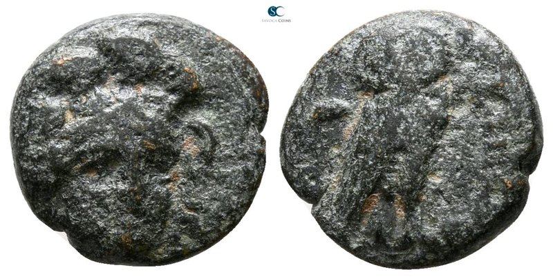 Troas. Sigeion circa 350 BC. 
Bronze Æ

10 mm., 1.66 g.



nearly very fi...