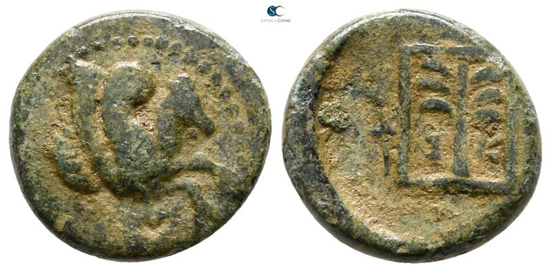 Troas. Skepsis circa 400-300 BC. 
Bronze Æ

12 mm., 1.86 g.



nearly ver...