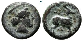 Troas. Zeleia circa 350 BC. Bronze Æ
