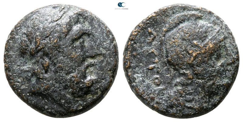 Aeolis. Autokane circa 300-200 BC. 
Bronze Æ

13 mm., 3.22 g.



nearly v...