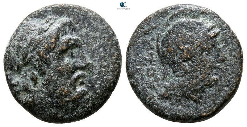 Aeolis. Autokane circa 300-200 BC. 
Bronze Æ

13 mm., 2.73 g.



nearly v...