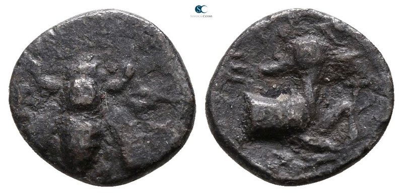 Ionia. Ephesos 390-380 BC. 
Obol AR

9 mm., 0.60 g.



nearly very fine