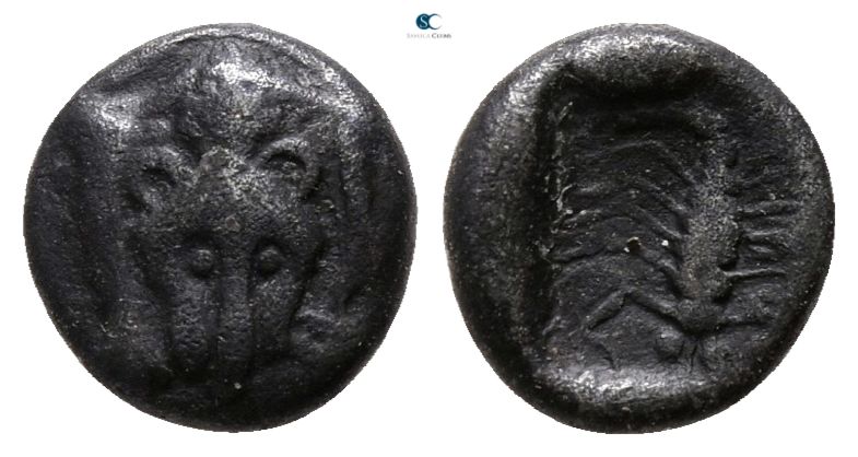 Caria. Mylasa 450-400 BC. 
Obol AR

7 mm., 0.58 g.



fine