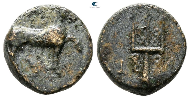 Caria. Mylasa circa 210-30 BC. 
Bronze Æ

12 mm., 1.83 g.



nearly very ...
