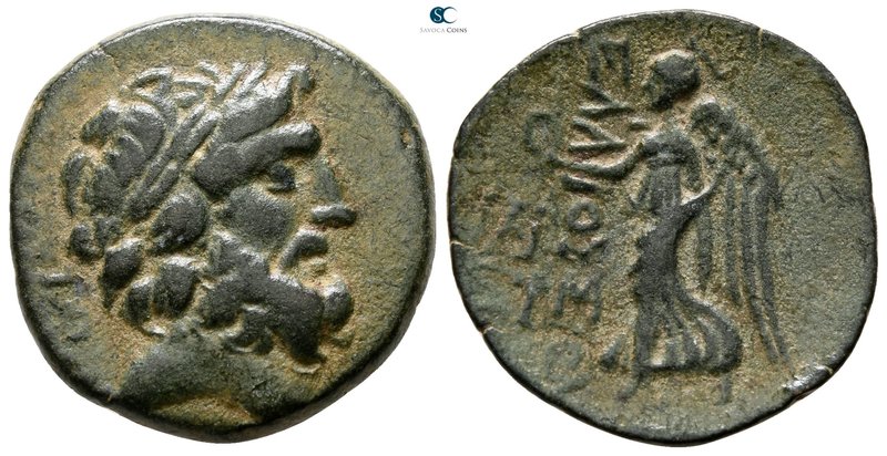 Cilicia. Elaioussa-Sebaste 100-0 BC. 
Bronze Æ

21 mm., 5.35 g.



very f...