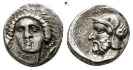 Cilicia. Tarsos . Time of Pharnabazos and Datames circa 384-361 BC. Obol AR