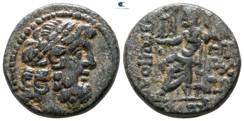 Seleucis and Pieria. Antioch 100-0 BC. 
Bronze Æ

19 mm., 6.82 g.



very...